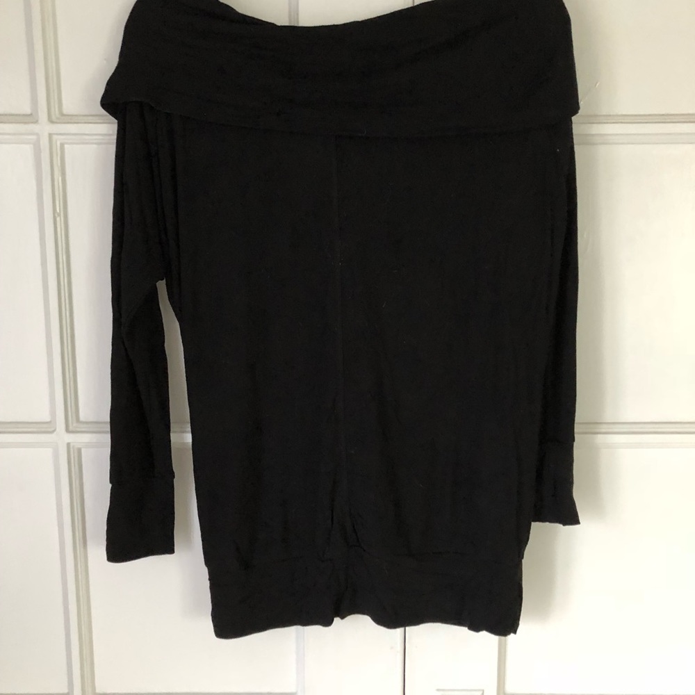 Black Off The Shoulder Top - Anthropologie